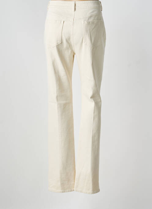 Jeans coupe droite beige SPORTMAX femme