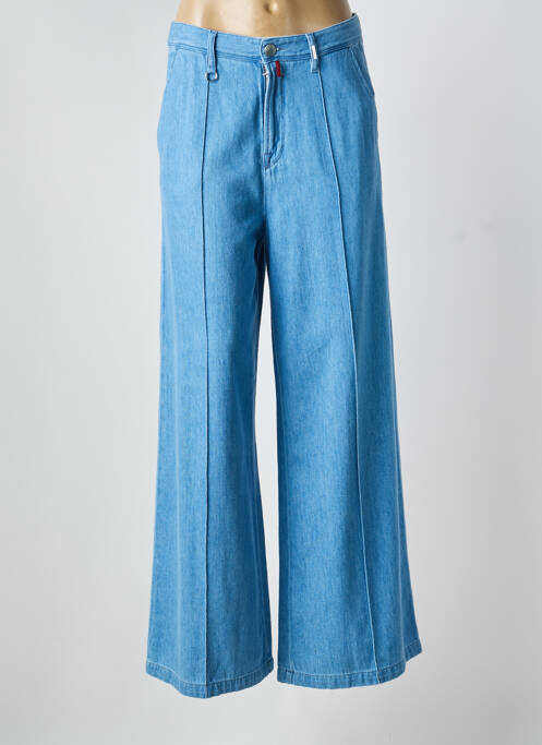 Jeans coupe large bleu HIGH femme