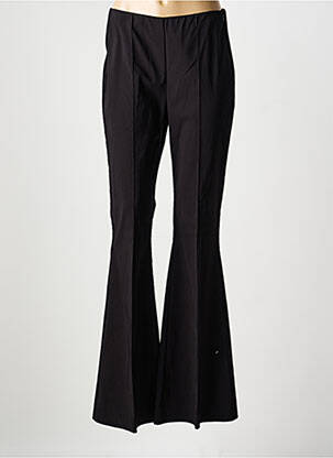 Pantalon flare taille élastique taille haute noir LIVIANA CONTI femme