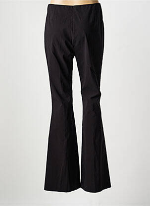 Pantalon flare taille élastique taille haute noir LIVIANA CONTI femme