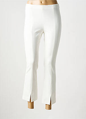 Pantalon 7/8 taille haute taille haute beige LIVIANA CONTI femme