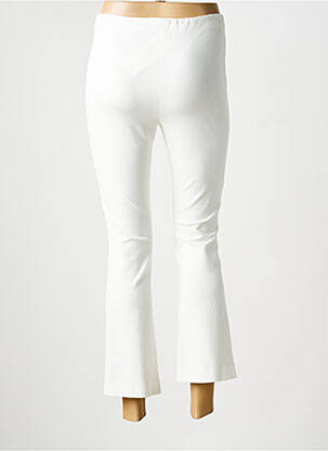 Pantalon 7/8 taille haute taille haute beige LIVIANA CONTI femme