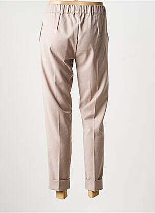 Pantalon 7/8 taille élastique taille normale marron D.EXTERIOR femme
