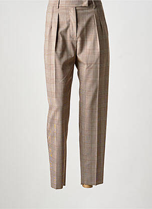 Pantalon 7/8 taille haute taille haute marron MAX MARA femme
