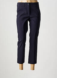 Pantalon 7/8 tissage popeline taille normale bleu LIVIANA CONTI femme