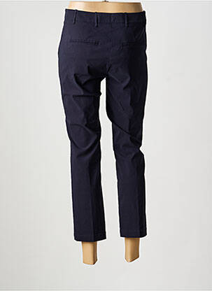 Pantalon 7/8 tissage popeline taille normale bleu LIVIANA CONTI femme