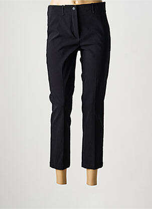 Pantalon 7/8 tissage popeline taille normale noir LIVIANA CONTI femme