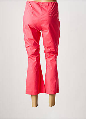 Pantalon 7/8 tissage popeline taille normale rose LIVIANA CONTI femme