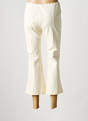 Pantalon 7/8 taille élastique taille normale beige LIVIANA CONTI femme