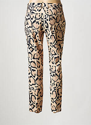 Pantalon chino tissage popeline taille normale beige BARBARA BUI femme