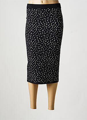 Jupe mi-longue stretch noir MAX MARA femme