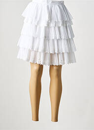 Jupe courte coupe évasée blanc N°21 femme