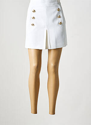 Jupe courte doublure beige N°21 femme
