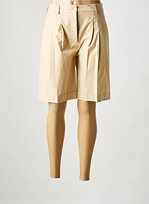 Bermuda taille à pinces taille normale beige PIAZZA SEMPIONE femme