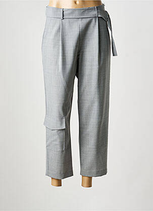 Pantalon 7/8 gris LIVIANA CONTI femme