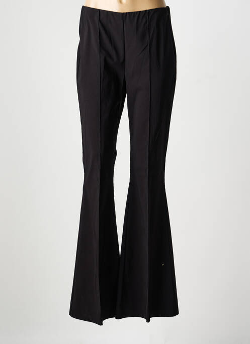 Pantalon flare taille élastique taille haute noir LIVIANA CONTI femme