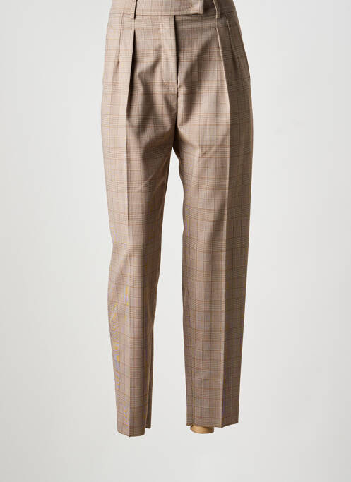 Pantalon 7/8 taille haute taille haute marron MAX MARA femme