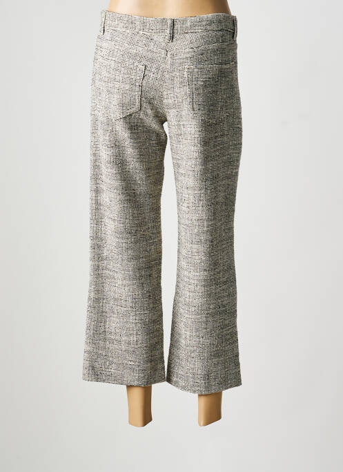 Pantalon 7/8 fermeture zippée sous rabat boutonné taille normale noir MAX MARA femme