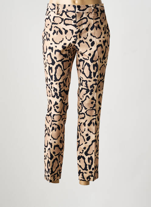 Pantalon chino tissage popeline taille normale beige BARBARA BUI femme