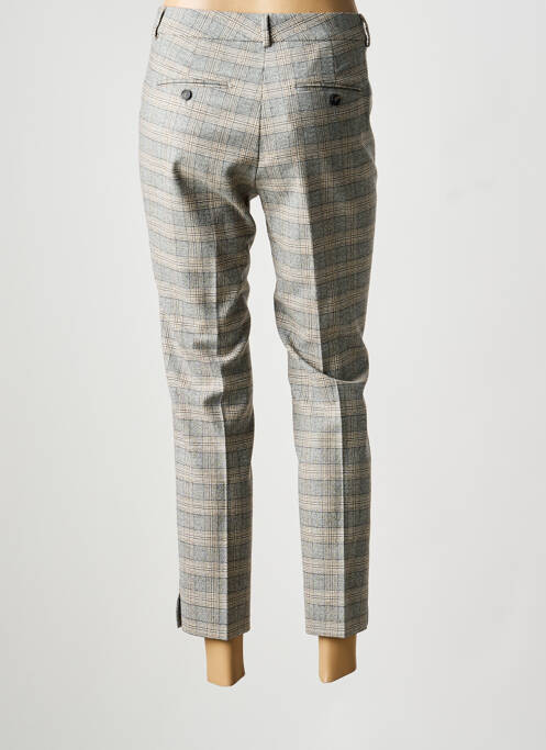Pantalon 7/8 taille à pinces taille normale gris PESERICO femme