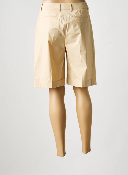Bermuda taille à pinces taille normale beige PIAZZA SEMPIONE femme