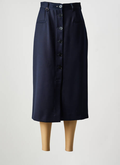 Jupe longue bleu HIGH femme