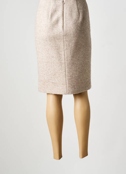 Jupe mi-longue beige PAUL KA femme