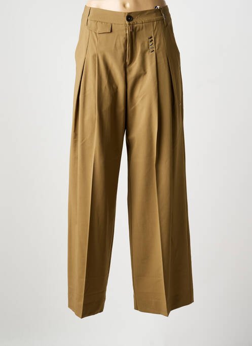 Pantalon large marron HIGH femme