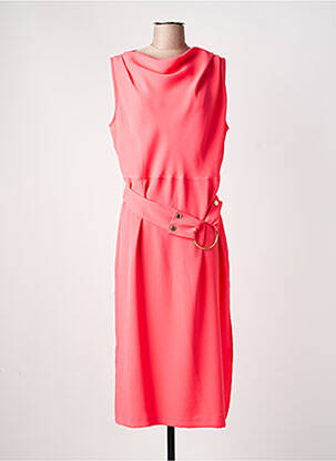 Robe longue sans manche sans manche orange CAROLINE BISS femme