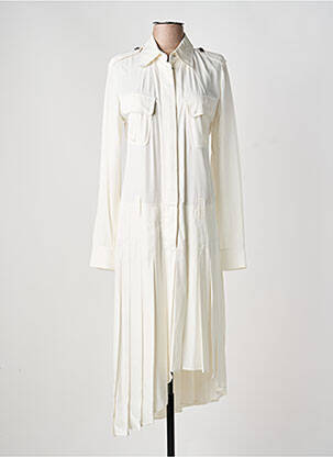 Robe longue manches longues manches longues beige BARBARA BUI femme