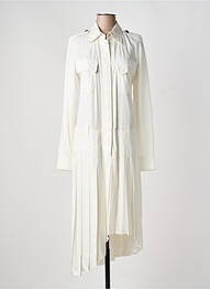 Robe longue manches longues manches longues beige BARBARA LEBEK femme