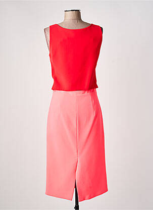 Robe mi-longue sans manche sans manche rose ICEBERG femme