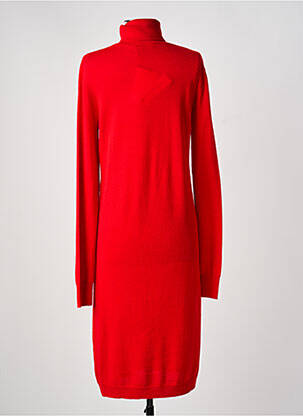 Robe pull stretch manches longues rouge BARBARA BUI femme
