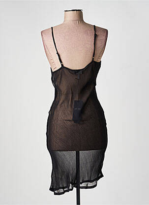 Jupon /fond de robe légère et transparente noir ARMANI femme