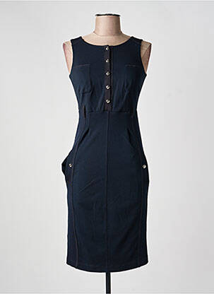 Robe mi-longue sans manche sans manche bleu HIGH femme