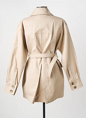 Trench tissage popeline sans capuche beige SPORTMAX femme