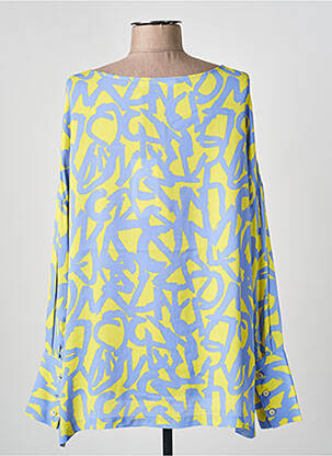 Blouse imprimé fantaisie manches longues jaune LIVIANA CONTI femme