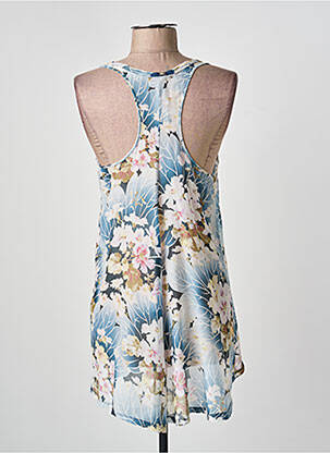 Tunique sans manche coupe fluide bleu HIGH femme