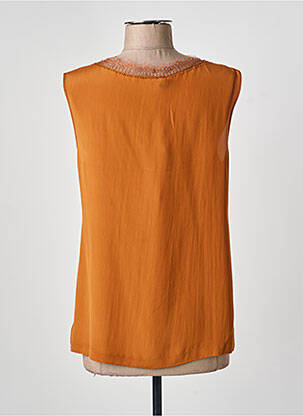 Top stretch sans manche orange ALBERTA FERRETTI femme