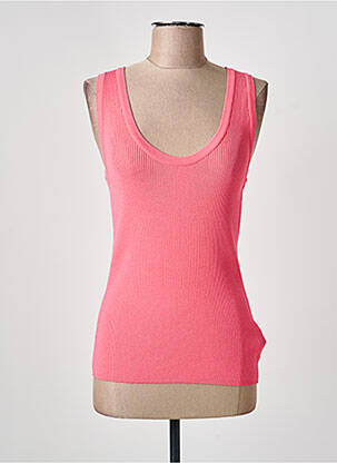 Top stretch sans manche rose RRD (ROBERTO RICCI DESIGNS) femme