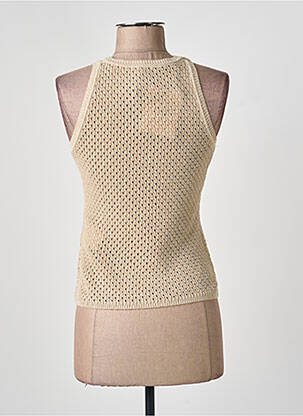 Top stretch sans manche or MARELLA femme