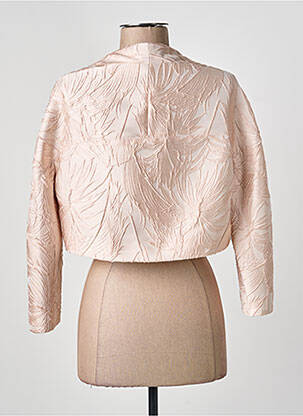 Veste chic col rond rose PAULE KA femme