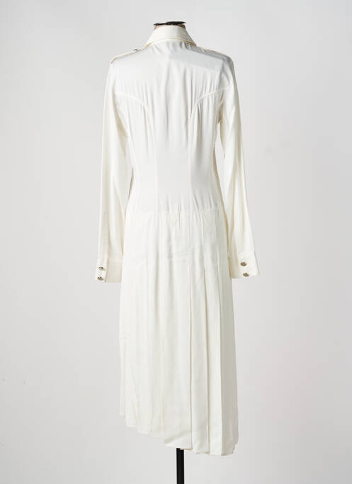 Robe longue manches longues manches longues beige BARBARA LEBEK femme