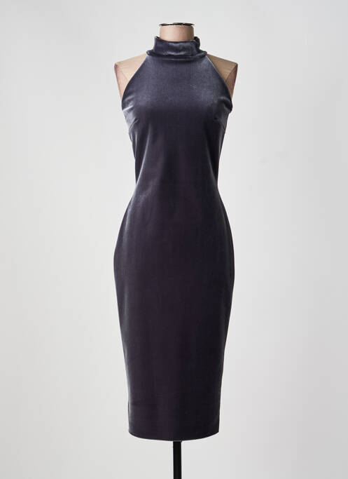 Robe mi-longue sans manche sans manche gris CHIARA BONI femme