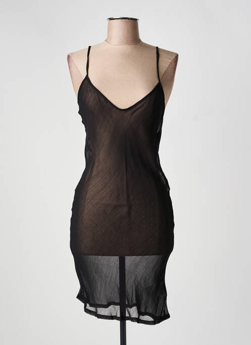 Jupon /fond de robe coupe ajustée noir ARMANI femme