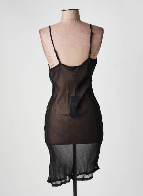 Jupon /fond de robe coupe ajustée noir ARMANI femme