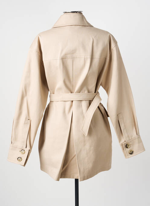 Trench tissage popeline sans capuche beige SPORTMAX femme