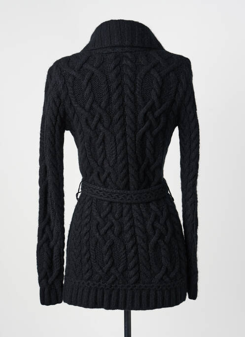 Gilet manches longues col châle noir RALPH LAUREN femme