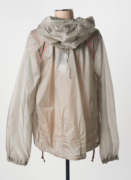 Coupe-vent poches a capuche gris MARITHE & FRANCOIS GIRBAUD femme