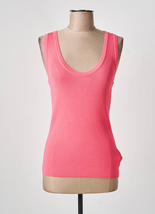 Top stretch sans manche rose RRD (ROBERTO RICCI DESIGNS) femme